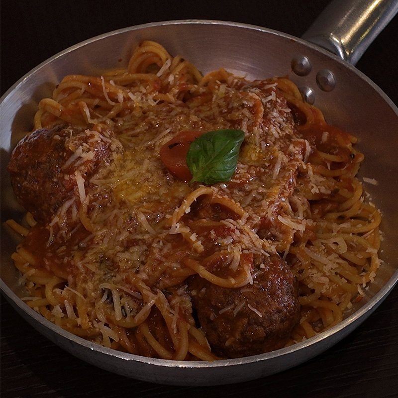 Spaghetti con Polpette